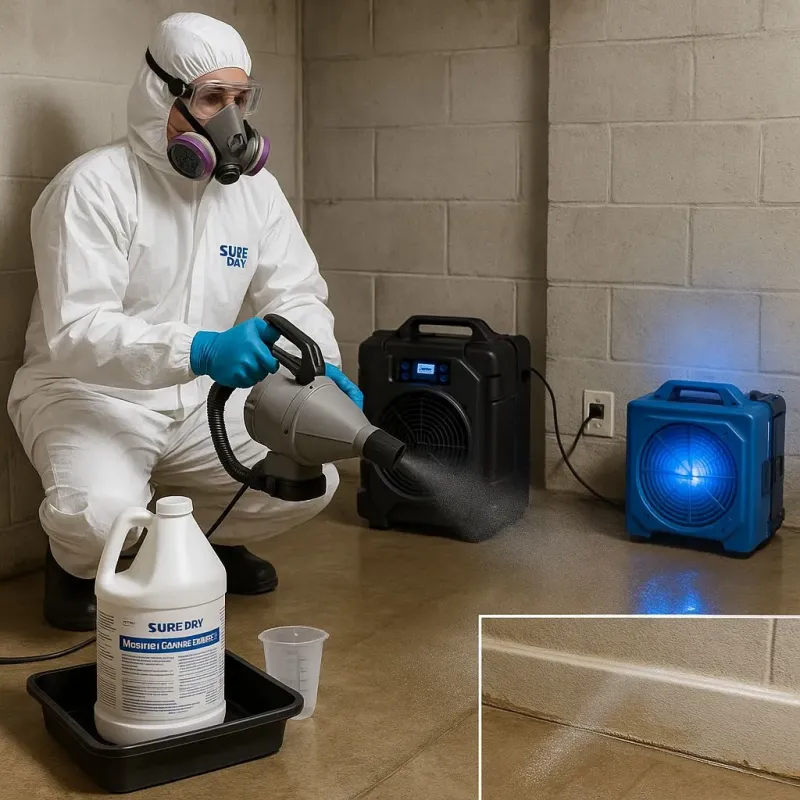 Sanitization and Odor Removal process in Prairie du Sac, WI